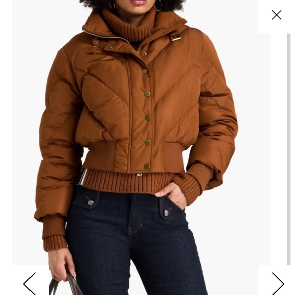 Veronica Beard Burdette Quilted Shell Down Jacket - Picture 2 of 14